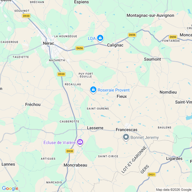 Approximate location