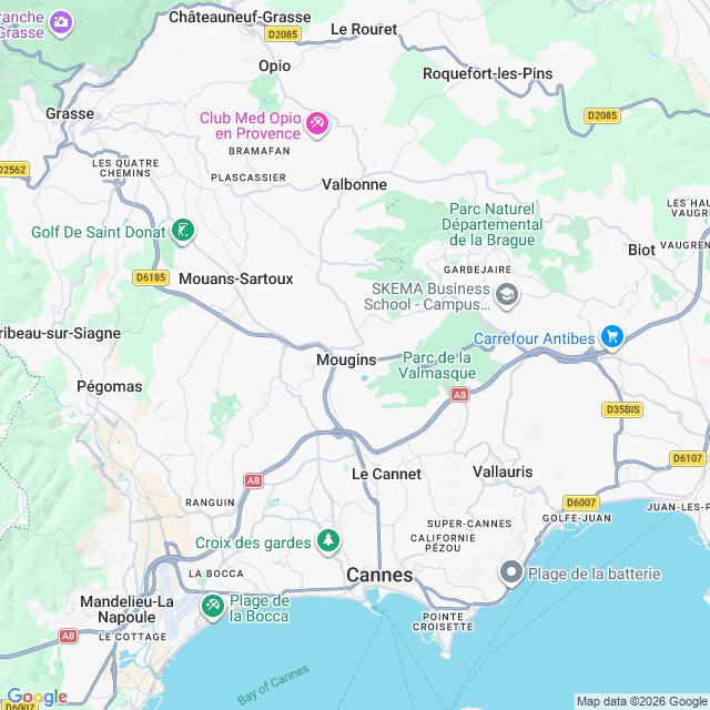 Approximate location