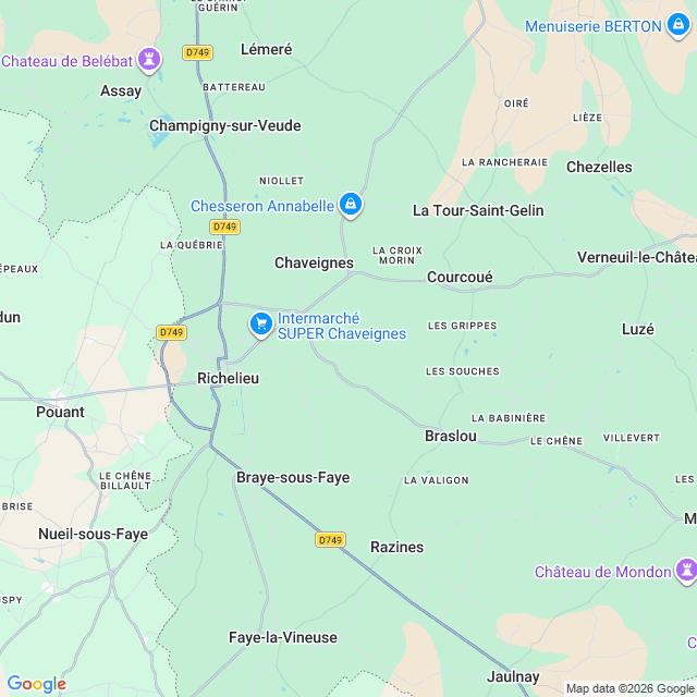 Approximate location