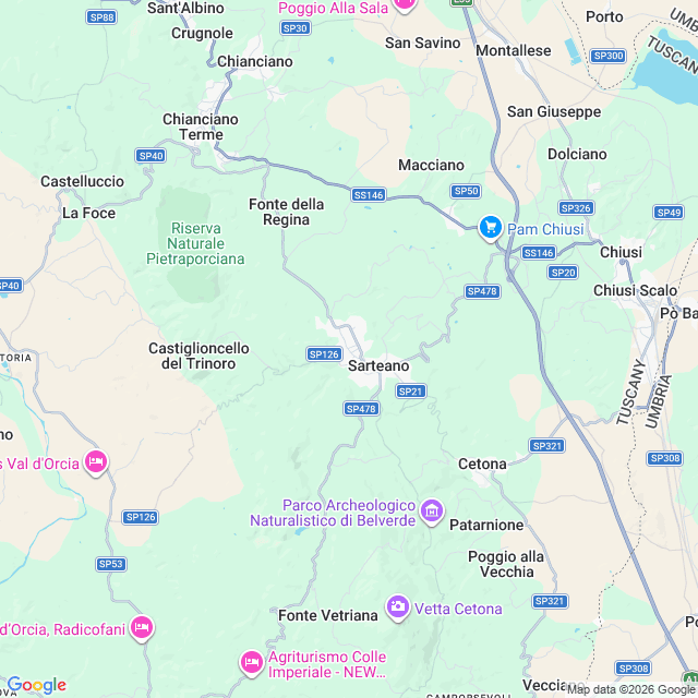 Approximate location
