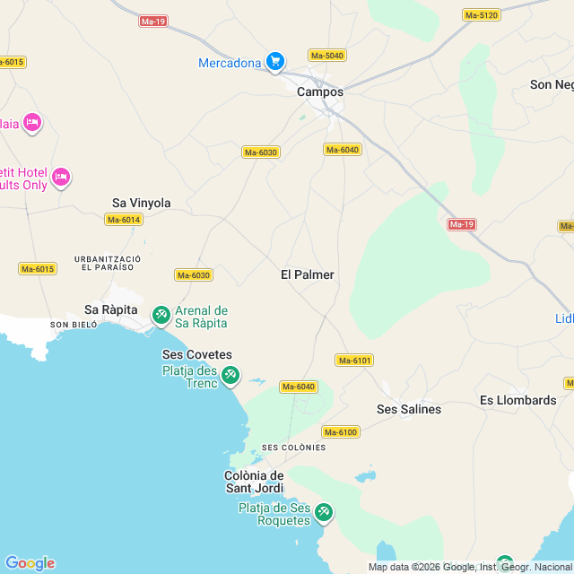 Approximate location