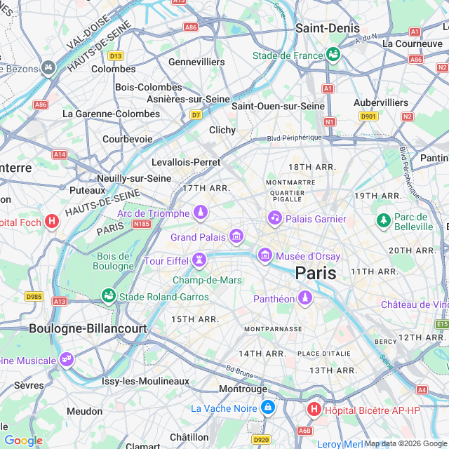 Approximate location