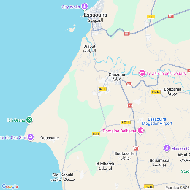 Approximate location