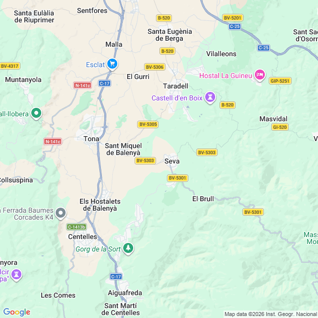 Approximate location