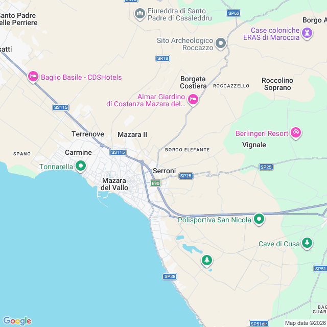 Approximate location
