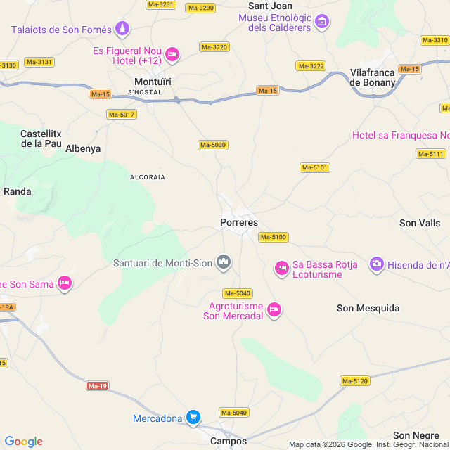 Approximate location