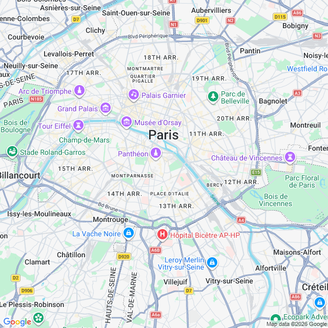 Approximate location