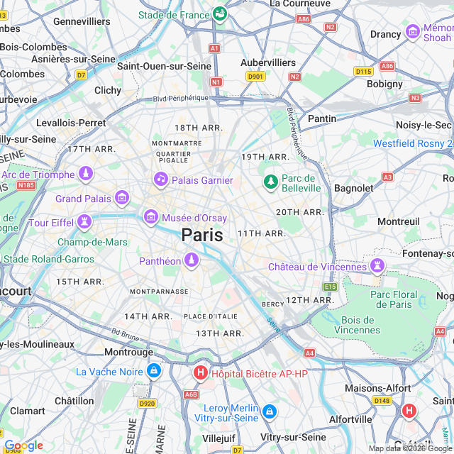 Approximate location