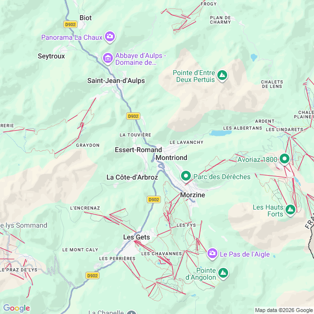 Approximate location