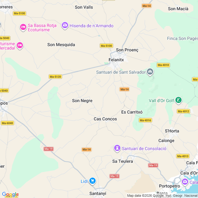 Approximate location