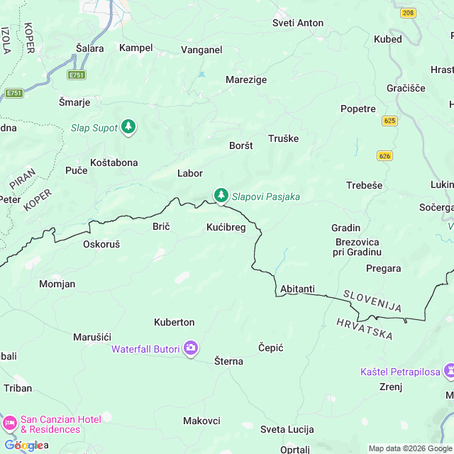 Approximate location