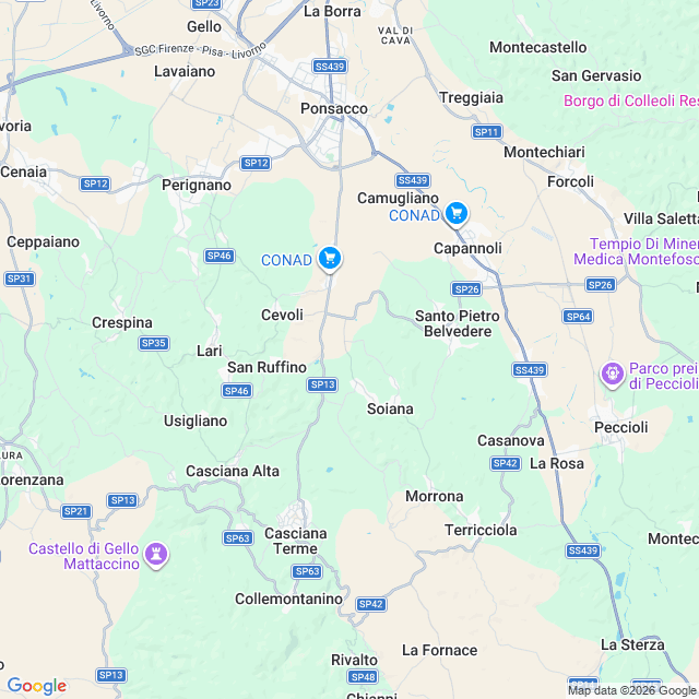 Approximate location