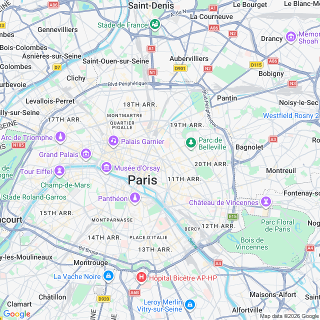 Approximate location