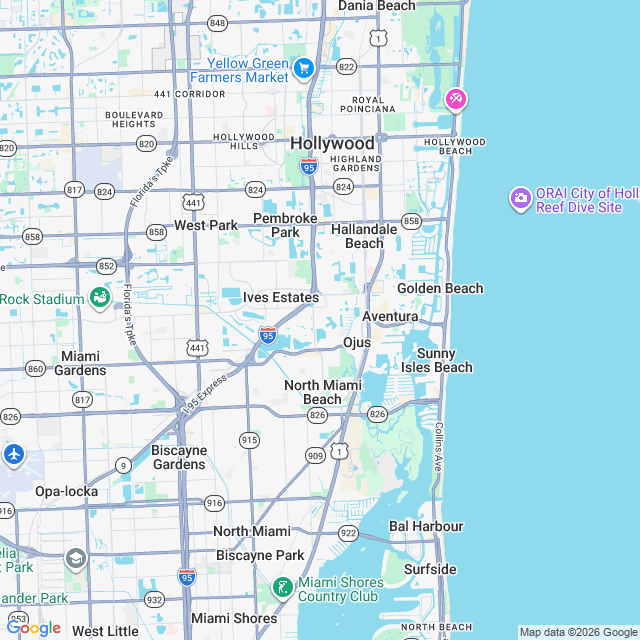 Approximate location