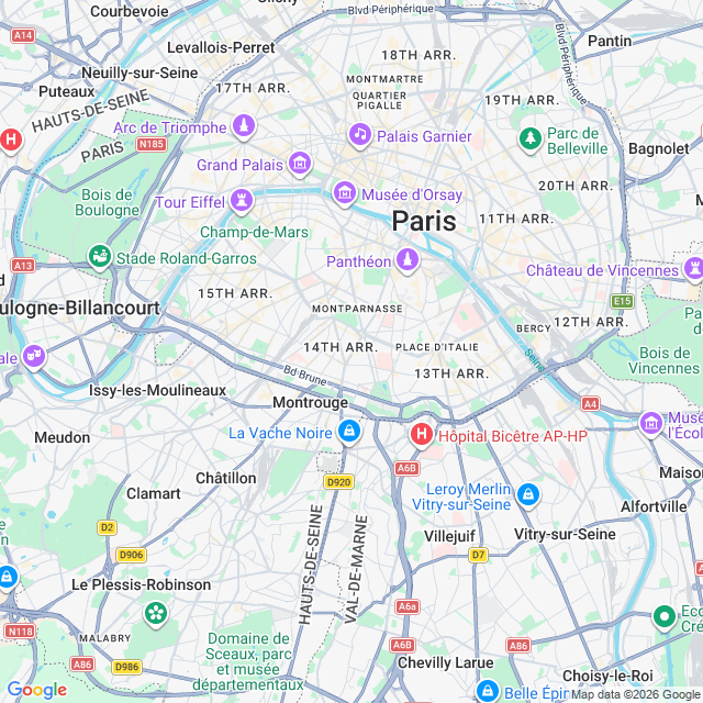 Approximate location