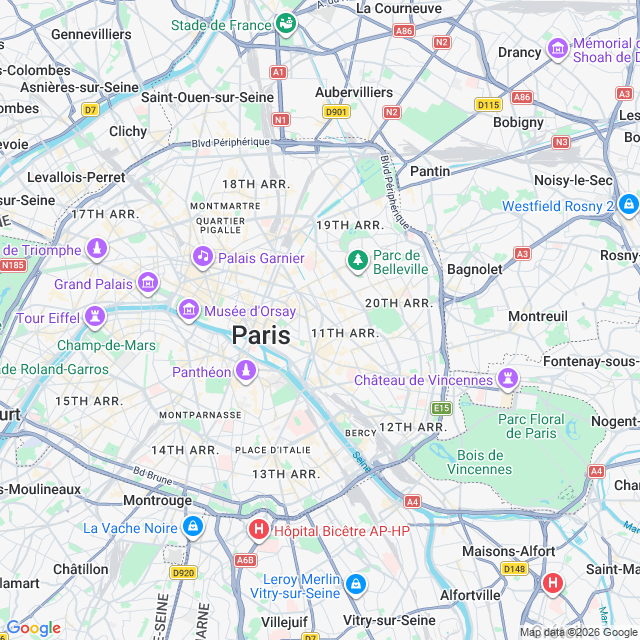 Approximate location