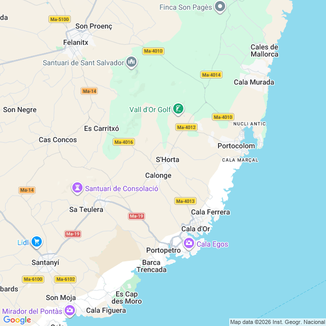 Approximate location