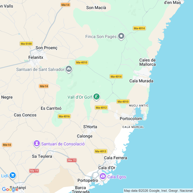 Approximate location