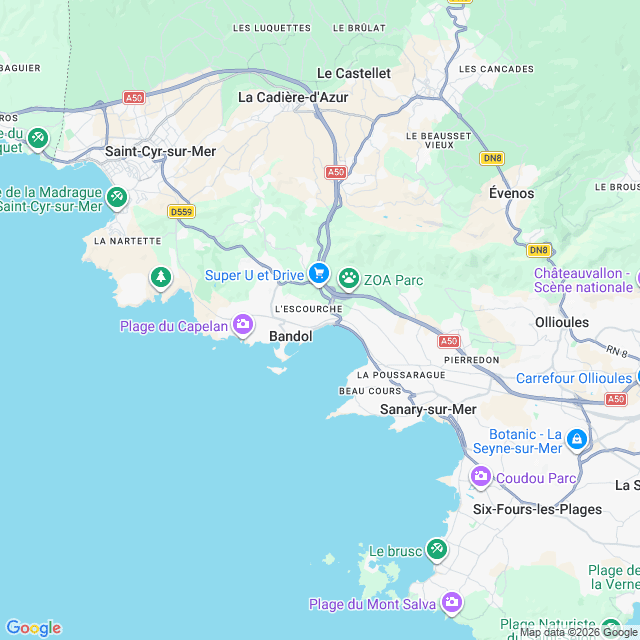Approximate location