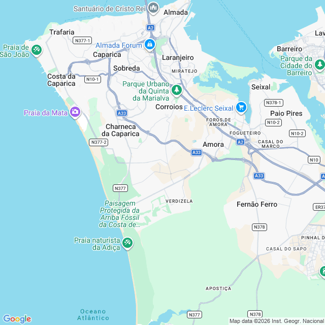Approximate location