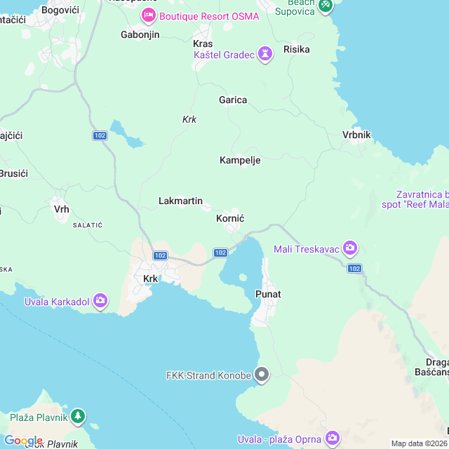 Approximate location