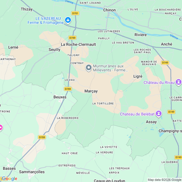 Approximate location