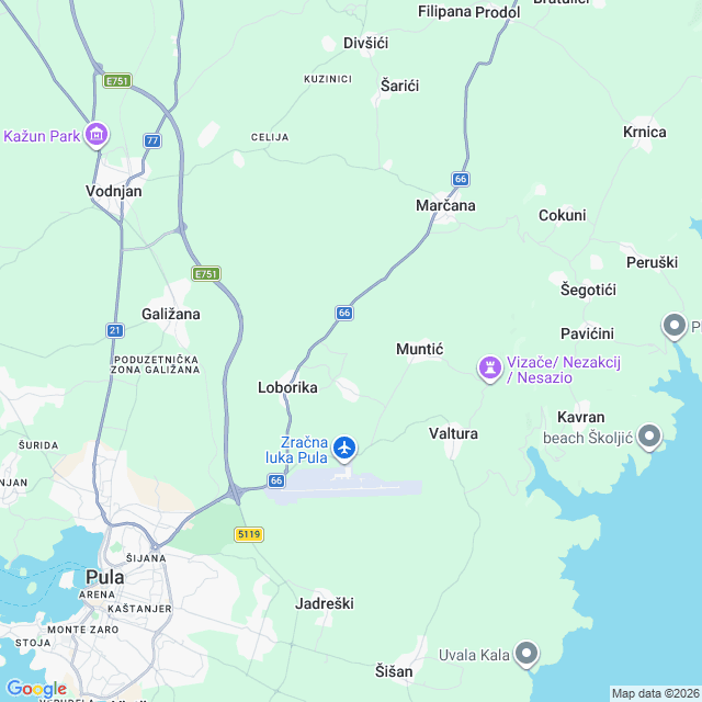 Approximate location
