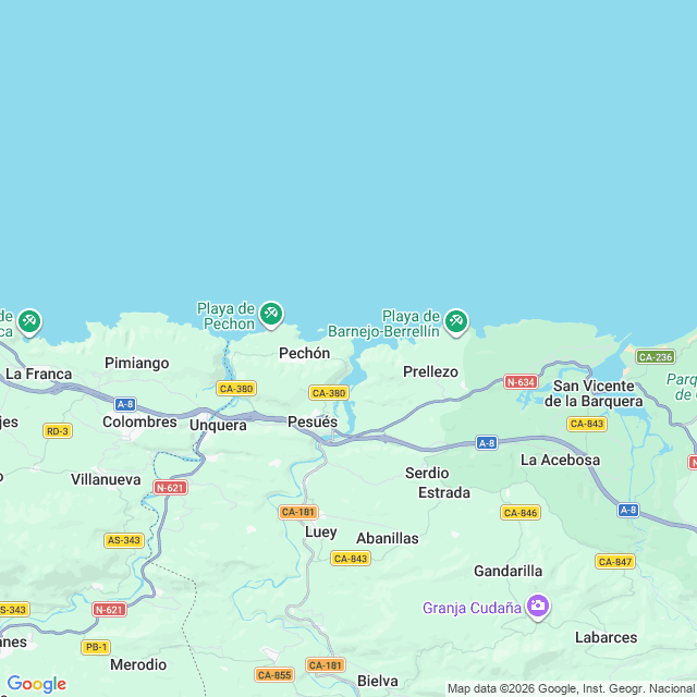 Approximate location