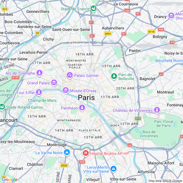 Approximate location