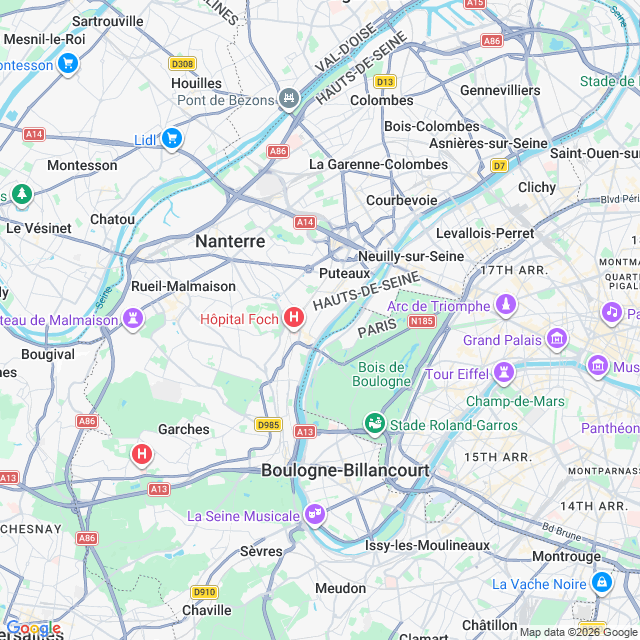 Approximate location