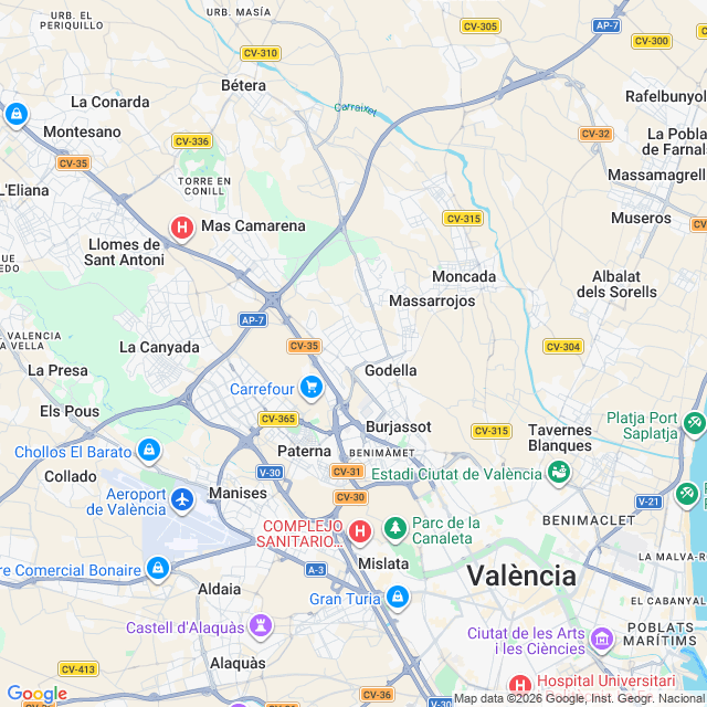 Approximate location