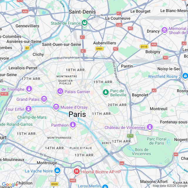 Approximate location