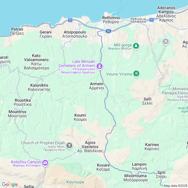 Approximate location