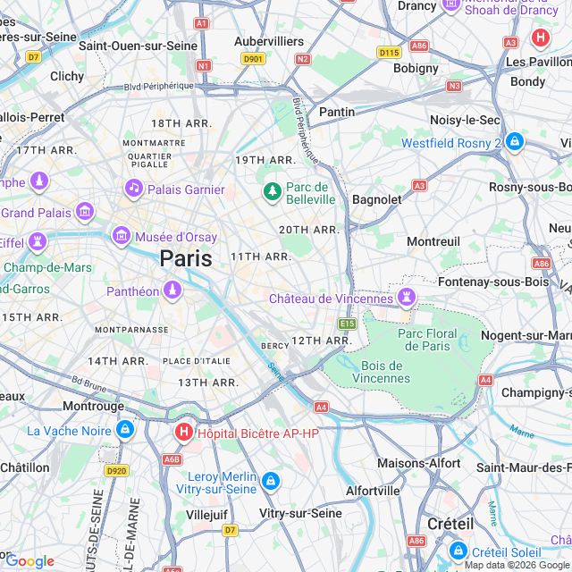 Approximate location