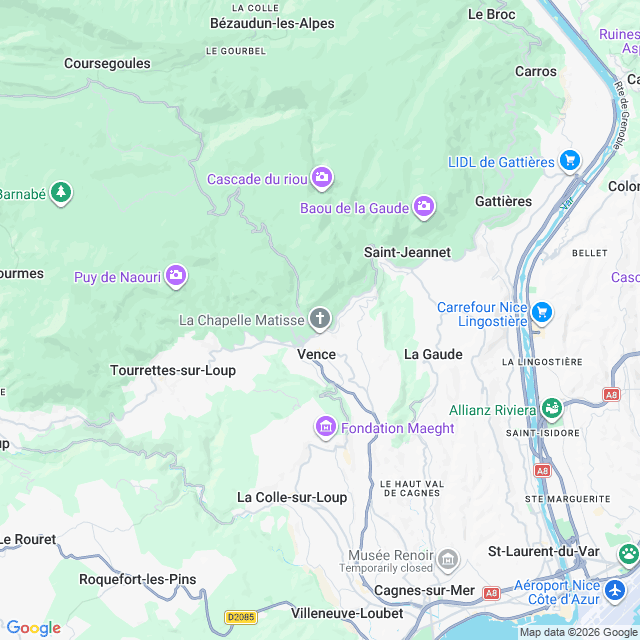 Approximate location