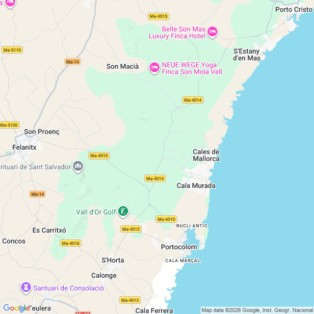 Approximate location