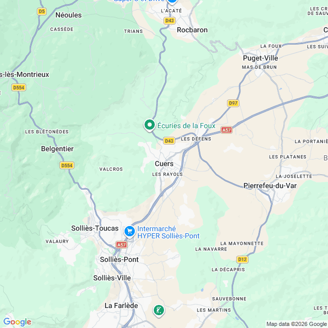 Approximate location