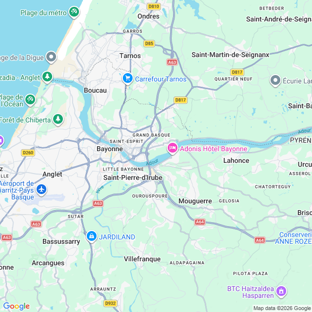 Approximate location