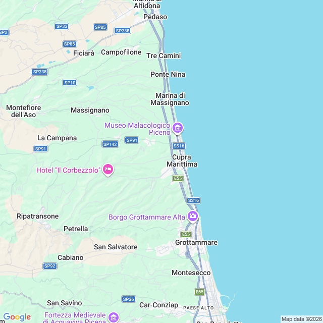 Approximate location