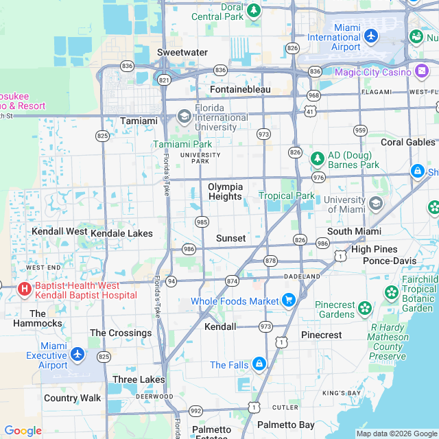 Approximate location