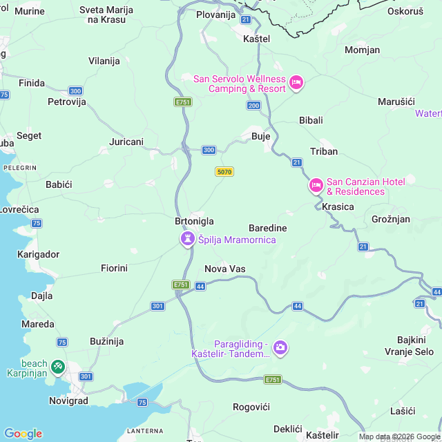 Approximate location