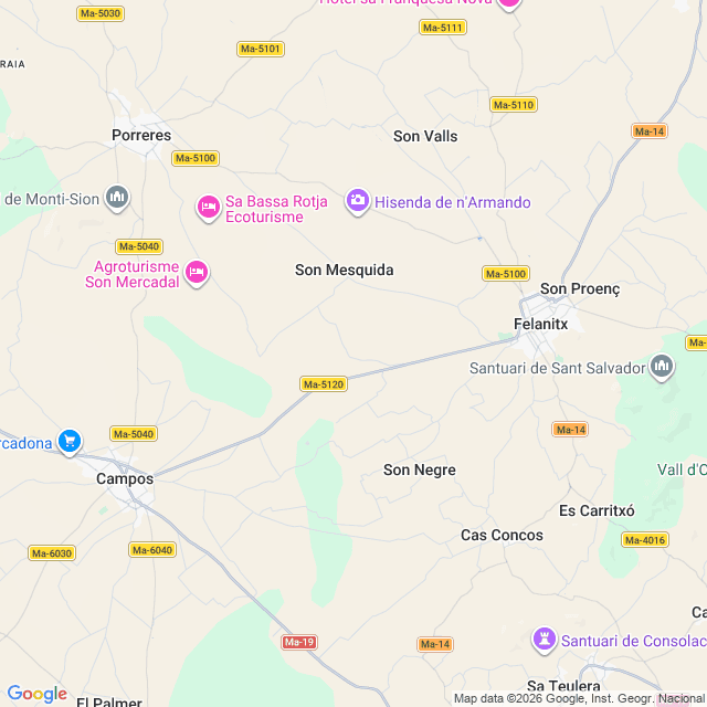 Approximate location