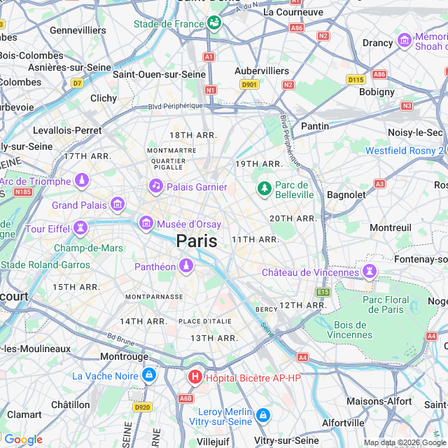 Approximate location