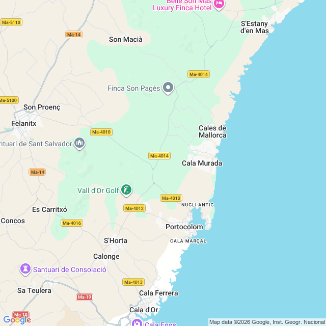 Approximate location