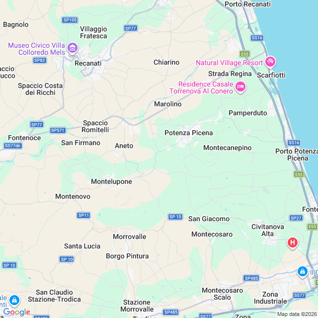 Approximate location