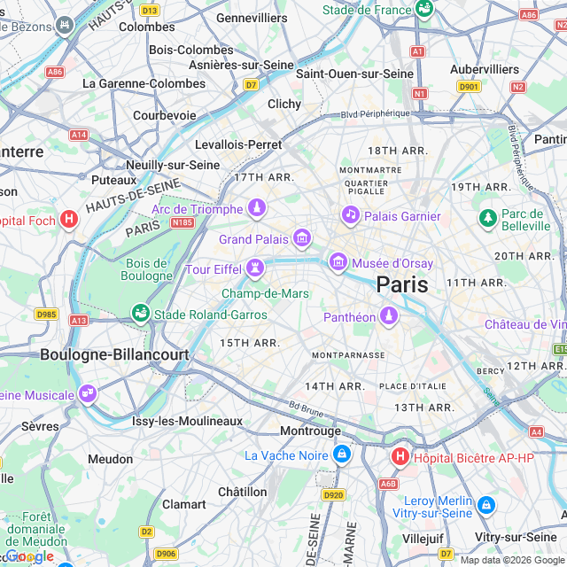Approximate location