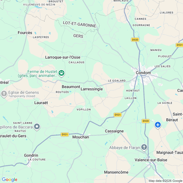 Approximate location