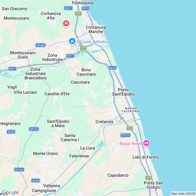 Approximate location