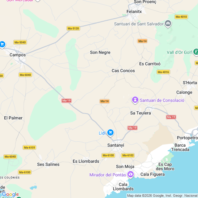 Approximate location