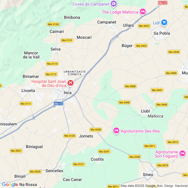 Approximate location